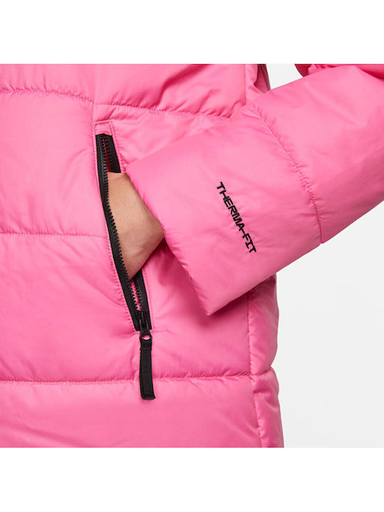 Sportswear Scurtă Jachetă de femei Puffer Fuchsia