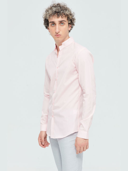 Aristoteli Bitsiani Men's Shirt Long Sleeve Pink