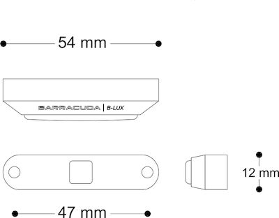 Barracuda Lumina din spate Motocicletă LED