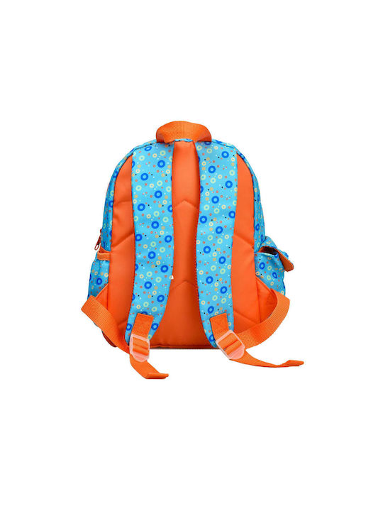 Fisher Price MIni Car School Bag Backpack Elementary, Elementary Multicolour with Water Bottle Holder 12Liters