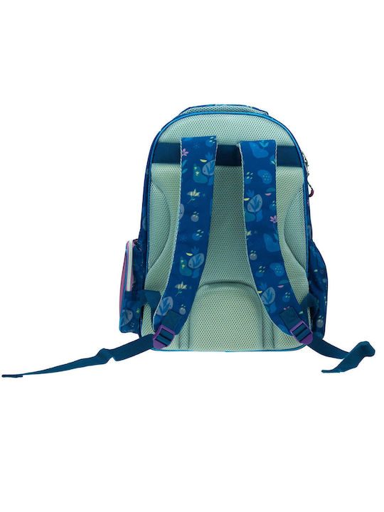 Gim Frozen Fall School Bag Backpack Elementary, Elementary Multicolour with Water Bottle Holder 20Liters
