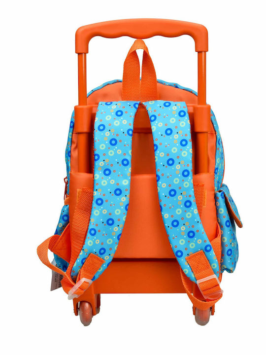 Fisher Price Car School Bag Trolley Kindergarten Multicolour with Water Bottle Holder 12Liters