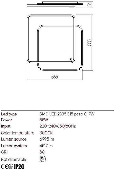 Redo Group Arp Πλαφονιέρα LED Redo Group Arp Πλαφονιέρα LED