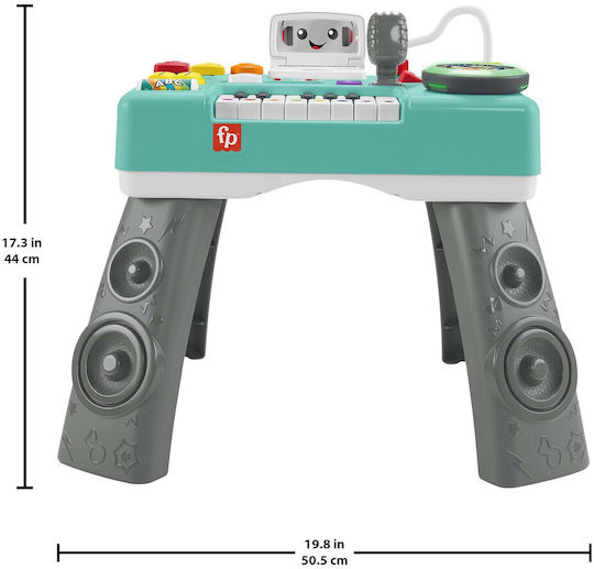 Fisher Price Musikinstrument Mix & Learn DJ Table mit Musik und Geräuschen für 6++ Monate