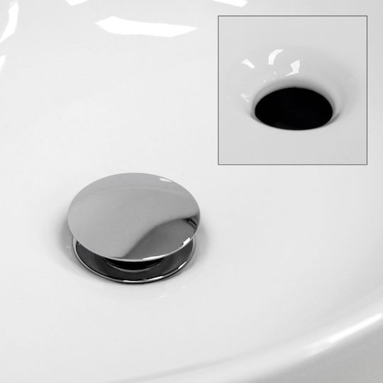 ECD Germany Countertop Sink Ceramic 64x36.5x13cm White