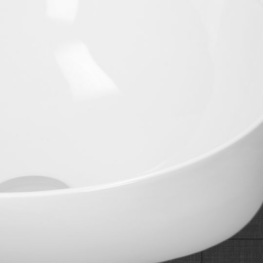 ECD Germany Countertop Sink Ceramic 40x40x13.5cm White