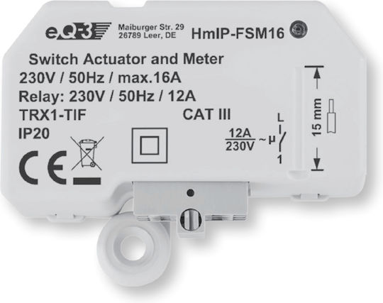 HomeMatic HmIP-FSM16 Smart Switch RF 16A