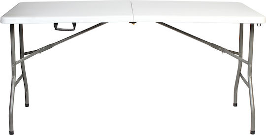 Table Catering Foldable 152x69x74cm White Table Catering Foldable 152x69x74cm White