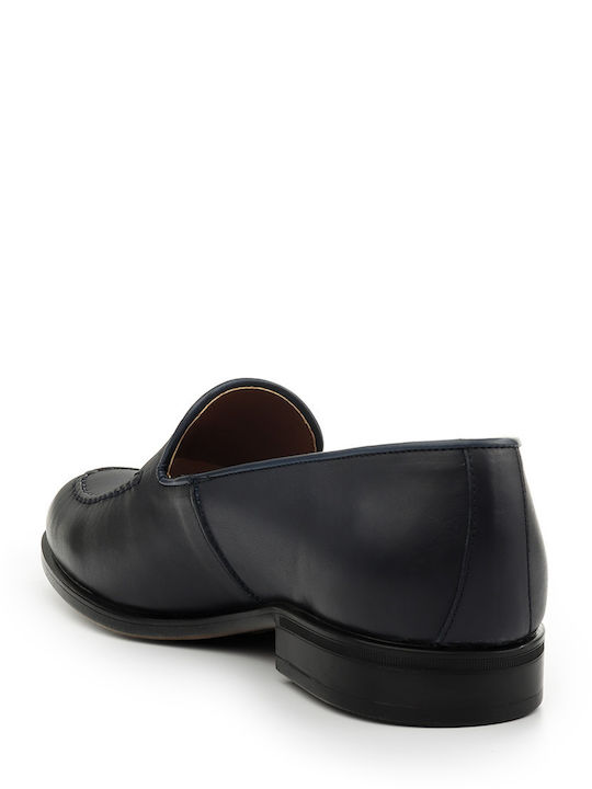 Men's Leather Loafers Blue