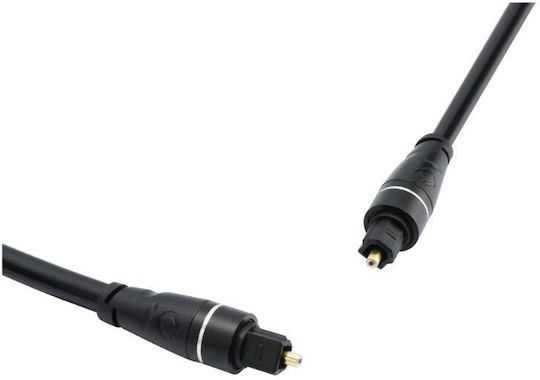 Oehlbach Optical Audio Cable TOS male - TOS male Μαύρο 2m (D1C33133)