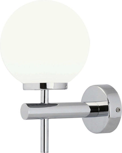 Rabalux Avery Modern Wall Lamp with Integrated LED and Natural White Light Silver 14cm