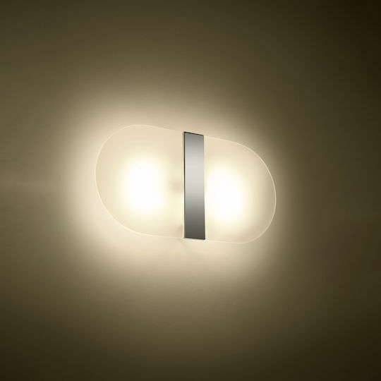 Sollux Salia Modern Lamp Wall with Socket G9 White 35x20x15cm