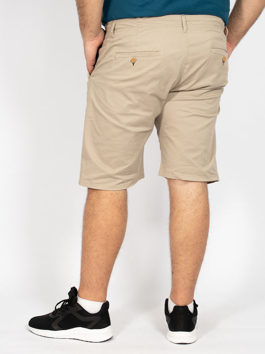 Double Herrenshorts Chino Beige