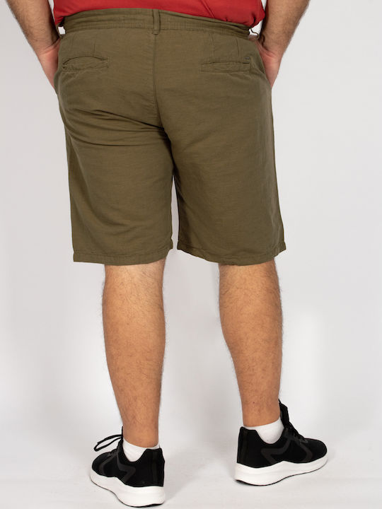 Double Herrenshorts Chino Khaki