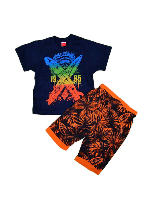 Joyce Kids Set with Shorts Summer 2pcs Blue