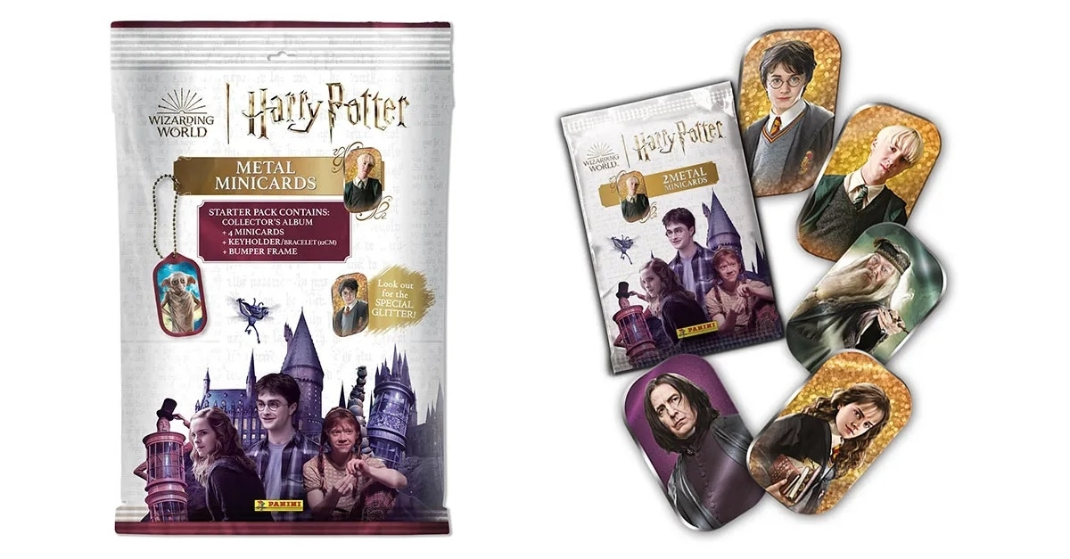 PANINI Harry Potter Metal Cards. Starter Pack + Caja Con 25 Sobres