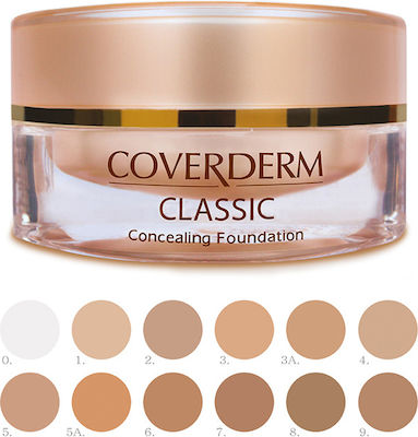Coverderm Classic Concealing Foundation SPF30 01 15ml