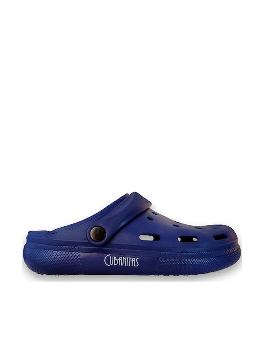 Cubanitas Women's Anatomic Clogs Blue