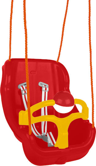 Pilsan Plastic with Protector and Seatbelt Swing 36x41cm for 1+ years Red