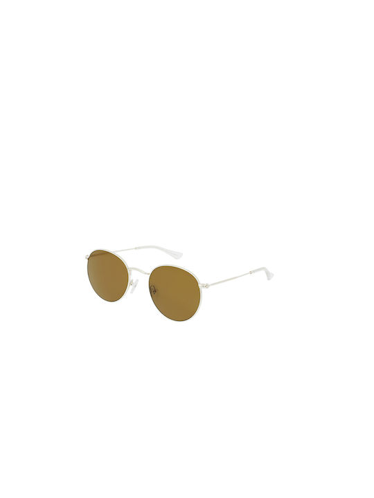 Invu Sunglasses with Gold Metal Frame and Brown Lens P1203C