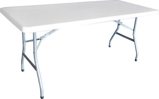 Table Catering Blow Foldable 183x76x74cm White Table Catering Blow Foldable 183x76x74cm White