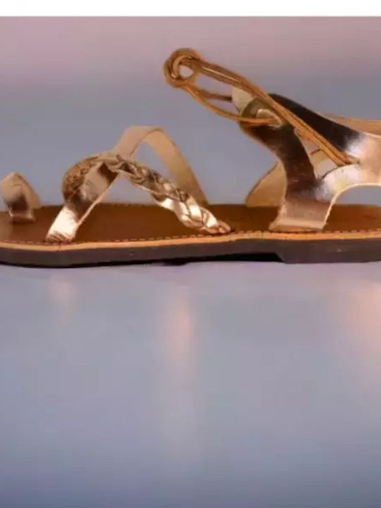 Handmade Women's Sandals Gold