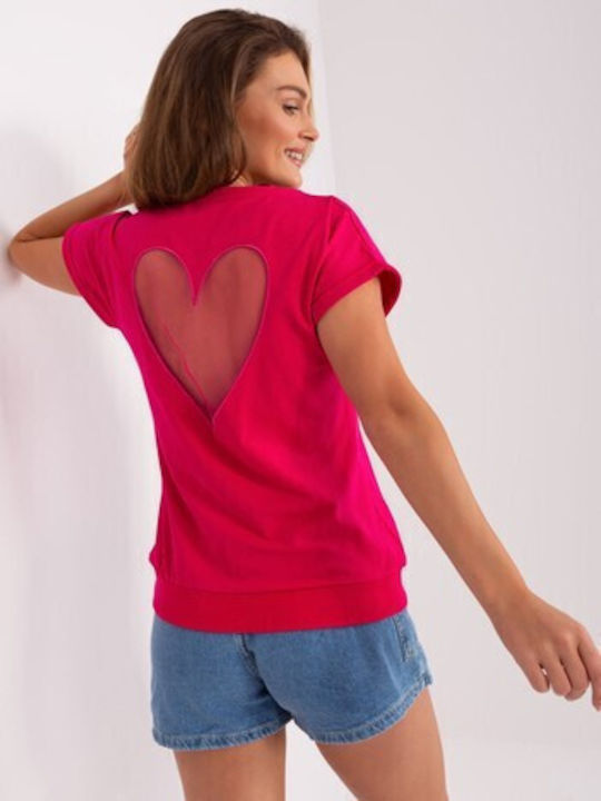 Relevance Femeie Tricou Fuchsia