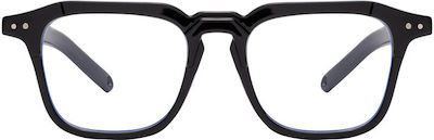 Ossino Acetate Blue Light Blocking Glasses Black