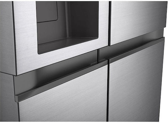 LG Ψυγείο Ντουλάπα 635lt Total NoFrost Υ179xΠ91.3xΒ73.5εκ. Inox GSLV51PZXE