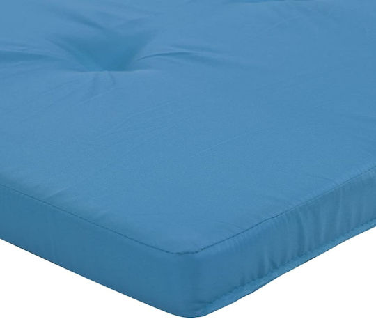 vidaXL Wasserdichtes Sonnenbank-Kissen mit Rückenlehne Hellblau 2Stück 55x180cm