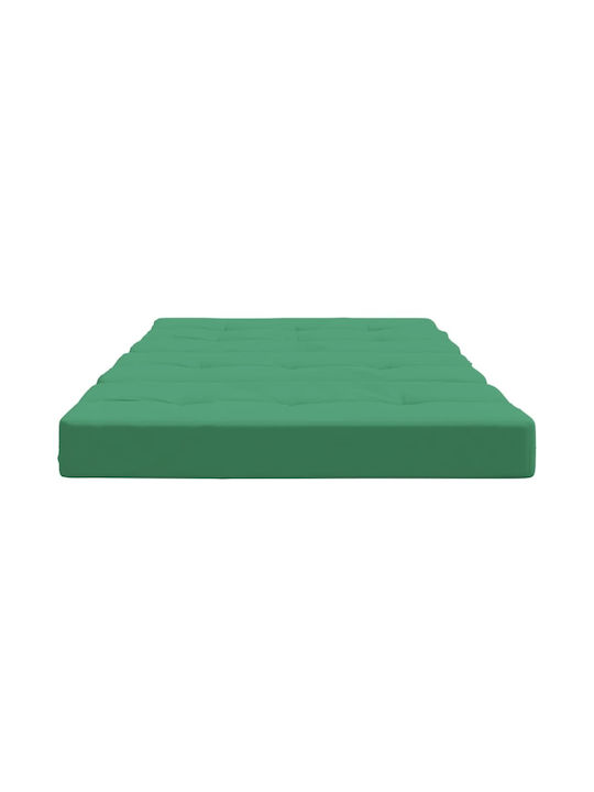 vidaXL Pernă Waterproof Pentru Pat De Soare Cu Spătar Verde 2 Buc 55x180 Cm