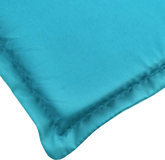 vidaXL Wasserdichtes Sonnenbank-Kissen Mit Rückenlehne Grau 200x60cm