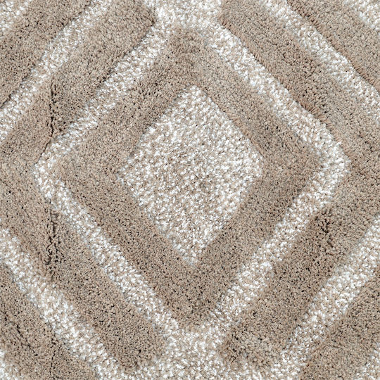 Lino Home Rutschfest Badematte Baumwolle Rechteckig Vengo 2500000764 Brown 60x100cm