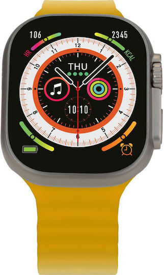 Thorton Geni 49mm Smartwatch (Κίτρινο)