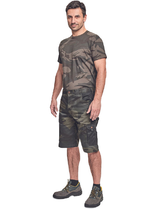 Cerva Tricou de Lucru Kaki