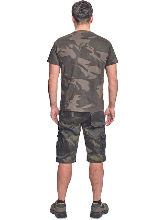Cerva Tricou de Lucru Kaki Cerva Tricou de Lucru Kaki