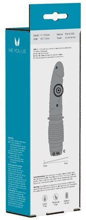 Kinx Vibrator Realistic Vibrator 12.7cm Roșu