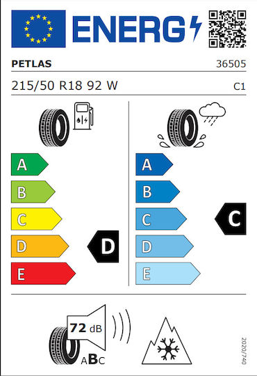 Petlas Suvmaster 215/50R18 92W Anvelopă 4 Anotimpuri Pentru Autovehicul De Pasageri