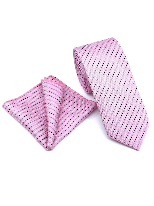 Legend Accessories Men's Tie Set Printed Pink