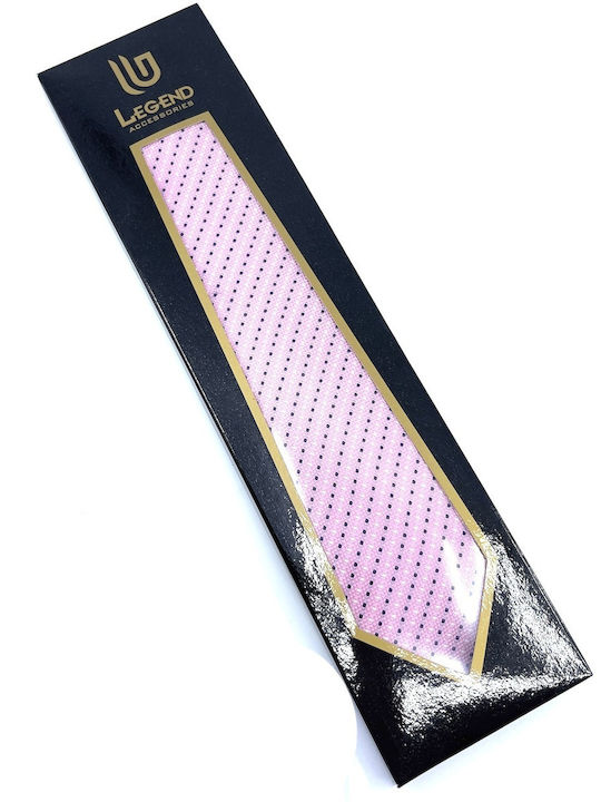 Legend Accessories Set de Cravată pentru Bărbați Tipărit în Culorea Roz