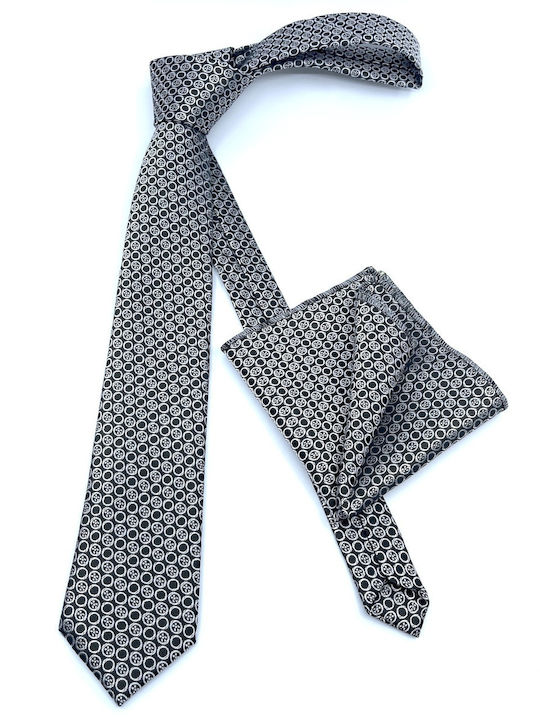 Legend Accessories Set de Cravată pentru Bărbați Tipărit în Culorea Negru