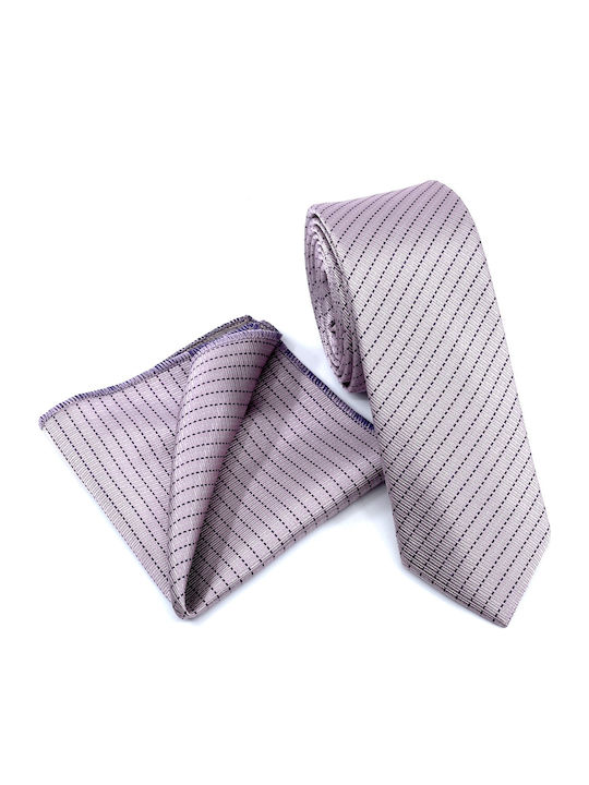 Legend Accessories Men's Tie Set Printed Lilac
