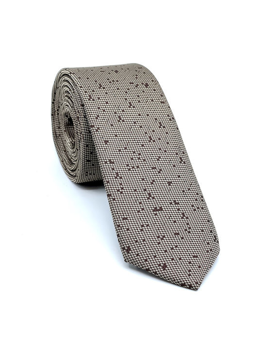 Legend Accessories Men's Tie Set Printed Brown