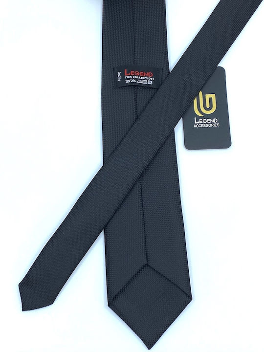 Legend Accessories Men's Tie Monochrome Black