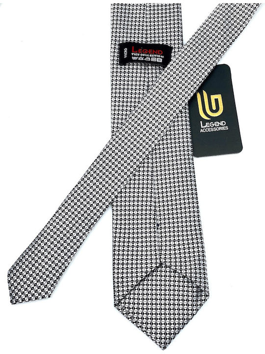 Legend Accessories Men's Tie Set Printed Gray
