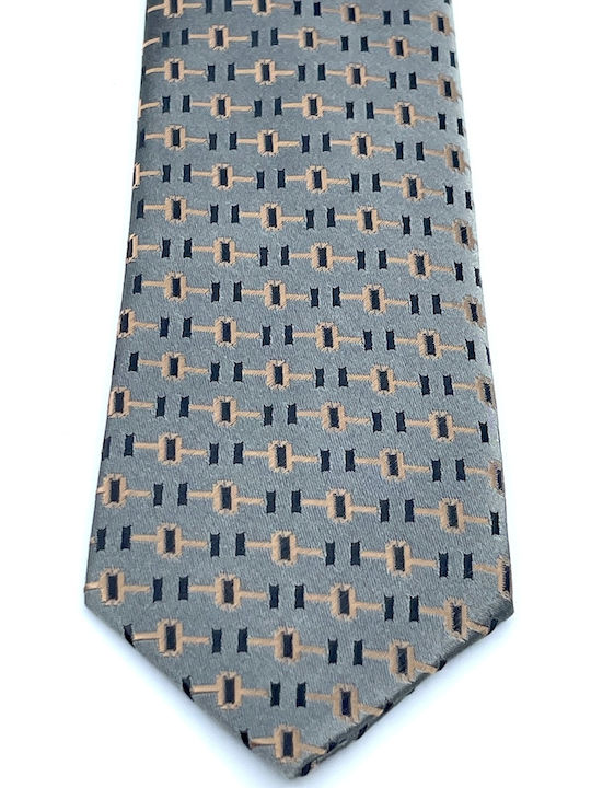 Legend Accessories Herren Krawatten Set Gedruckt in Gray Farbe