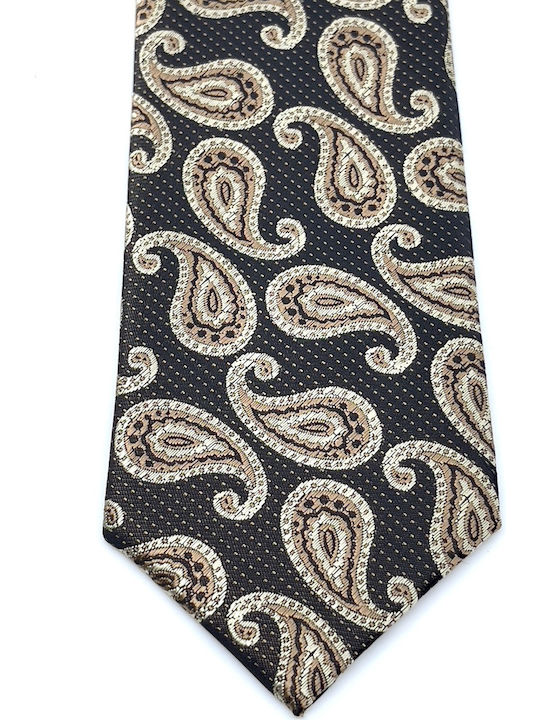 Legend Accessories Men's Tie Set Printed Brown