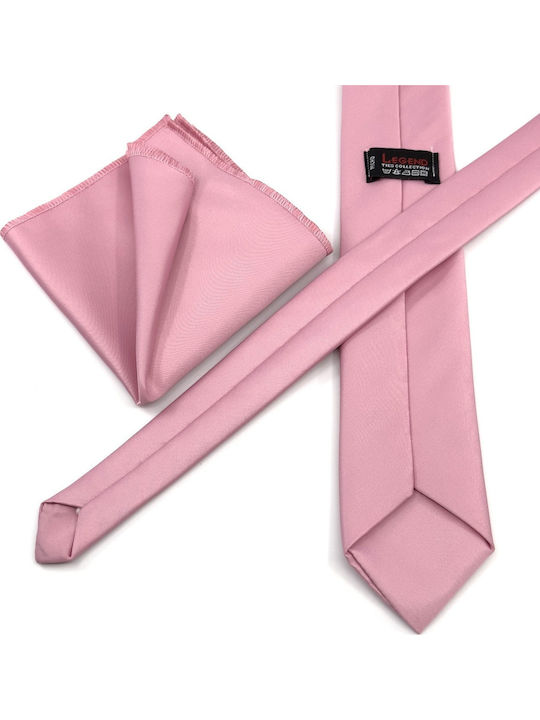 Legend Accessories Men's Tie Set Monochrome Pink