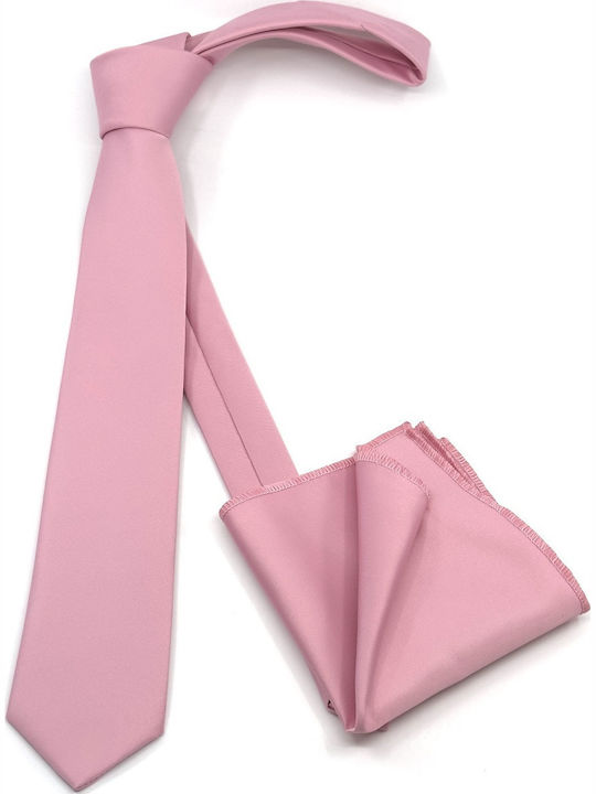 Legend Accessories Men's Tie Set Monochrome Pink