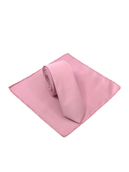 Legend Accessories Men's Tie Set Monochrome Pink